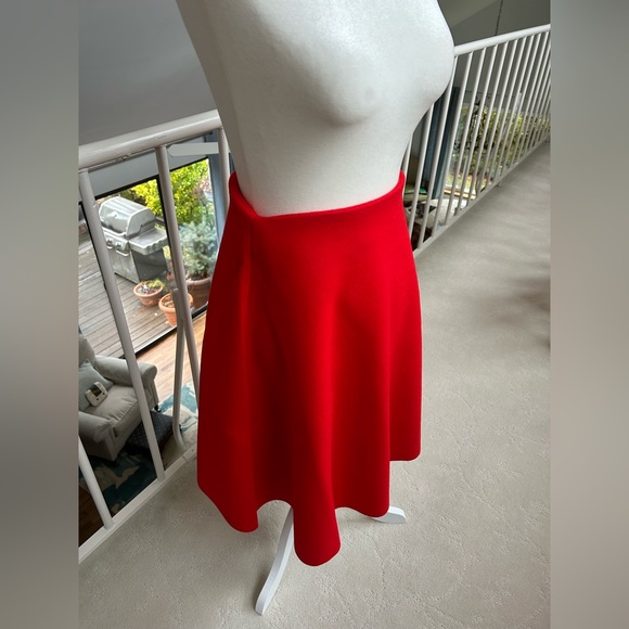 M.DEUX Japan Bright red Circle Skirt Vintage Inspired Kawaii NWT Japanese Brand - Picture 2 of 6